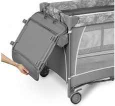 Дитячий манеж Lionelo Flower GREY STONE